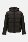 Fay Puffer Jacket In Brown