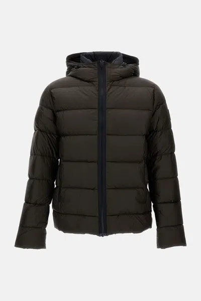 Fay Puffer Jacket In Brown