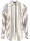 Fay Pure Cotton Classic Shirt In Nude