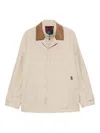 Fay Quilted Beige Jacket With Adjustable Hood In Neutral