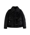 Fay Padded 3 Ganci In Black