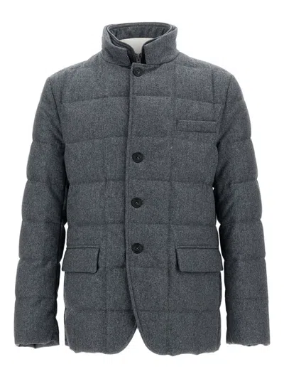 FAY QUILTED DOUBLE-BREASTED JACKET