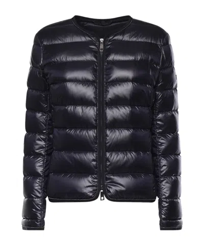 Fay Quilted Down Jacket In Black