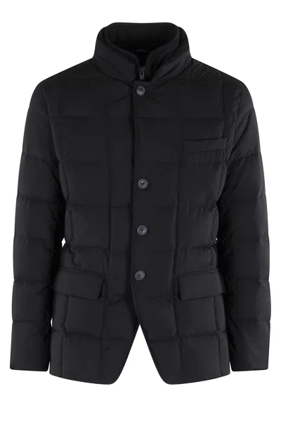 FAY QUILTED DOWN JACKET WITH HIGH COLLAR