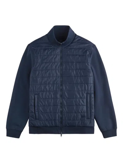 FAY QUILTED FRONT PANEL SMOOTH FABRIC JACKET