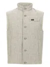 Fay Button-fastening Quilted Gilet