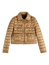 Fay Quilted Jacket In Neutral
