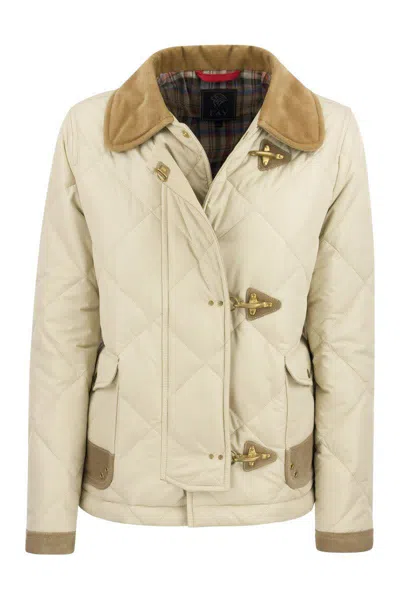 FAY FAY QUILTED JACKET 3 HOOKS
