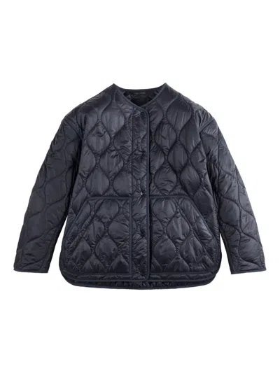 Fay Quilted Jacket In Blue