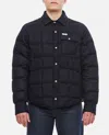 Fay Quilted Overshirt Jacket In Blue