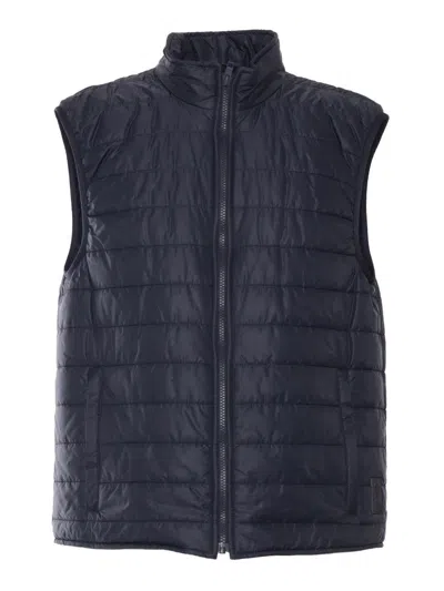 FAY QUILTED PADDED VEST WITH HIGH COLLAR