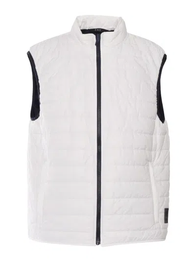 FAY QUILTED PADDED VEST WITH HIGH COLLAR