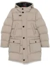 Fay Quilted Parka In Brown