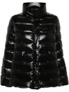 Fay Cape In Black Lightweight Nylon In Black