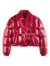 Fay Quilted Puffer Jacket In Red