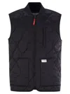Fay Quilted Vest - Archive In Blue