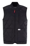 Fay Quilted Vest - Archive In Blue