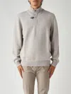 Fay Regular-fit. Fin. 5 Maglia In Lana Rasata Con Gancio. Sweater In Neutral