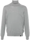 Fay Pullover Mit Rollkragen In Grau