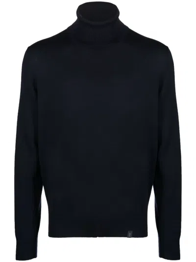 FAY ROLL-NECK VIRGIN WOOL SWEATER