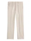 Fay Rolled-hem Button-fastening Shorts With Welt Pockets In Neutral