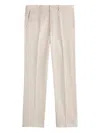 Fay Rolled-hem Button-fastening Shorts With Welt Pockets In Neutral
