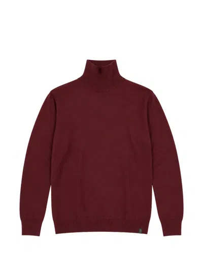 Fay Roll-neck Knitted Sweater In Multi