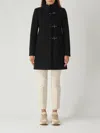Fay Romantic Coat Foderato Coat In Black