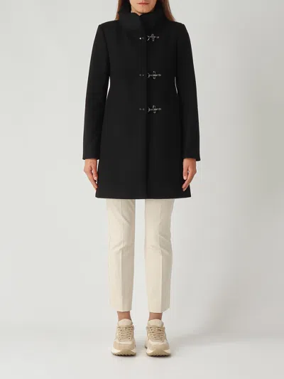 Fay Romantic Coat Foderato Coat In Black