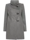 Fay Romantic Lined Coat In Grey