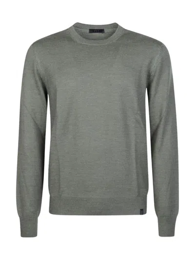 FAY FAY ROUND NECH FINE WOOL SWEATHER