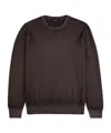 Fay Round Neck Sweater In Black