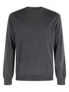 Fay Round-neck Sweater In Gray