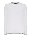 Fay Cotton Sweatshirt In White