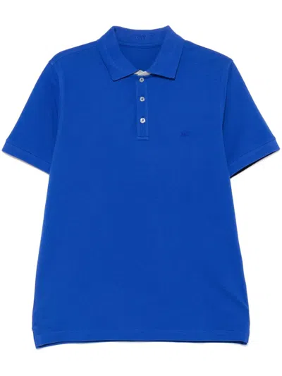 FAY ROYAL BLUE LOGO POLO