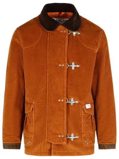 FAY RUST COTTON JACKET
