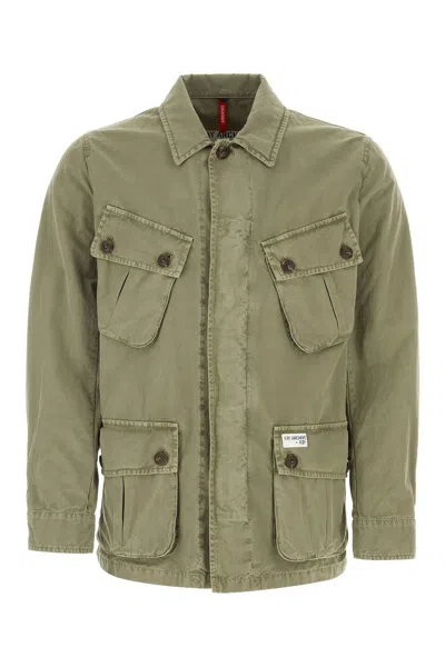 FAY SAGE GREEN COTTON JUNGLE JACKET