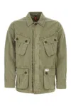 Fay Sage Green Cotton Jungle Jacket In Green
