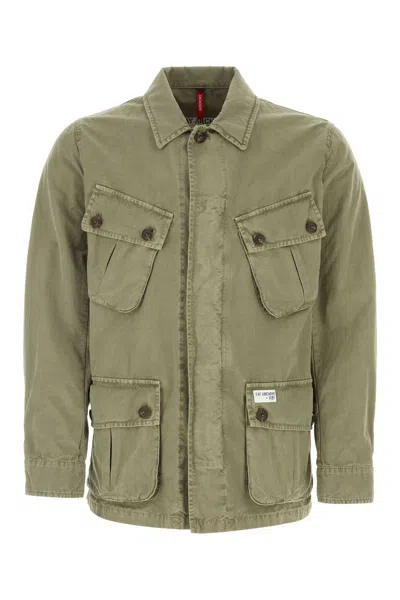 Fay Sage Green Cotton Jungle Jacket