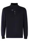 Fay Shaved Wool Knit Pullover