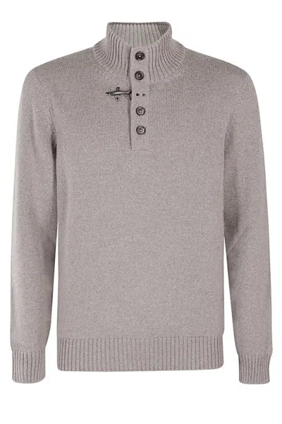 FAY SHAVED WOOL KNIT PULLOVER
