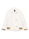 Fay Shearling Jacket In Neutrals