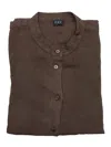Fay Linen Shirt In Brown