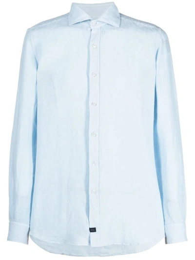 Fay Shirt Clothing In Blue