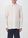 Fay Camicia Collo Francese Tinto Capo Shirt In Beige