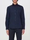 Fay Tailored Long Sleeves Cotton Shirt In Transparent