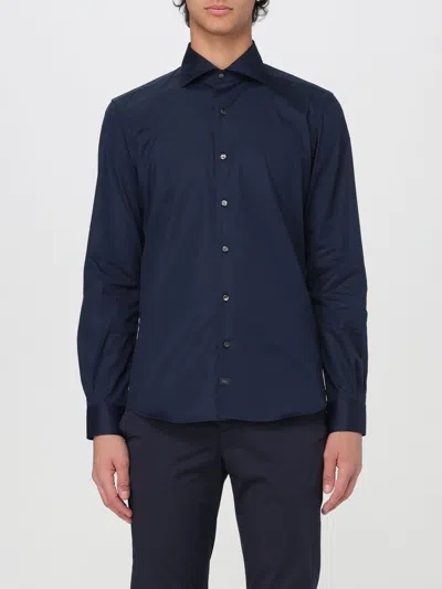 FAY SHIRT FAY MEN COLOR BLUE,405582009