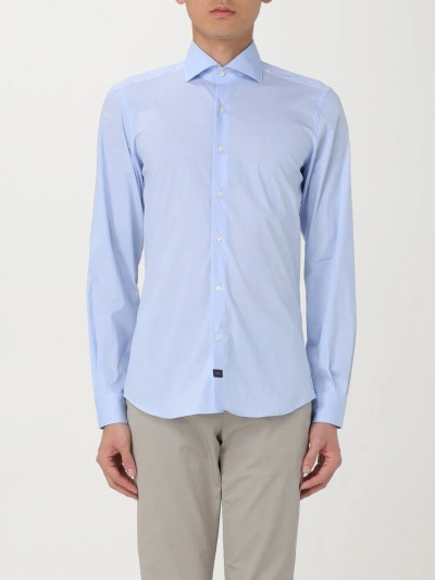 Fay Shirt  Men Color Gnawed Blue