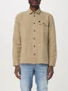 Fay Overshirt Canvas Over Fit Shirt In Sand