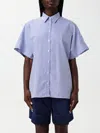 Fay Stripe Shirt In Blau